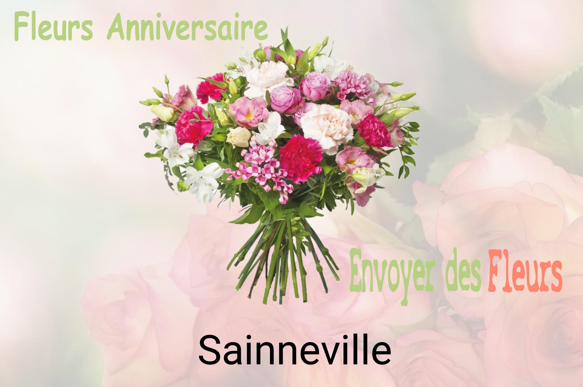 Bouquet de fleurs d’anniversaire livré à Sainneville