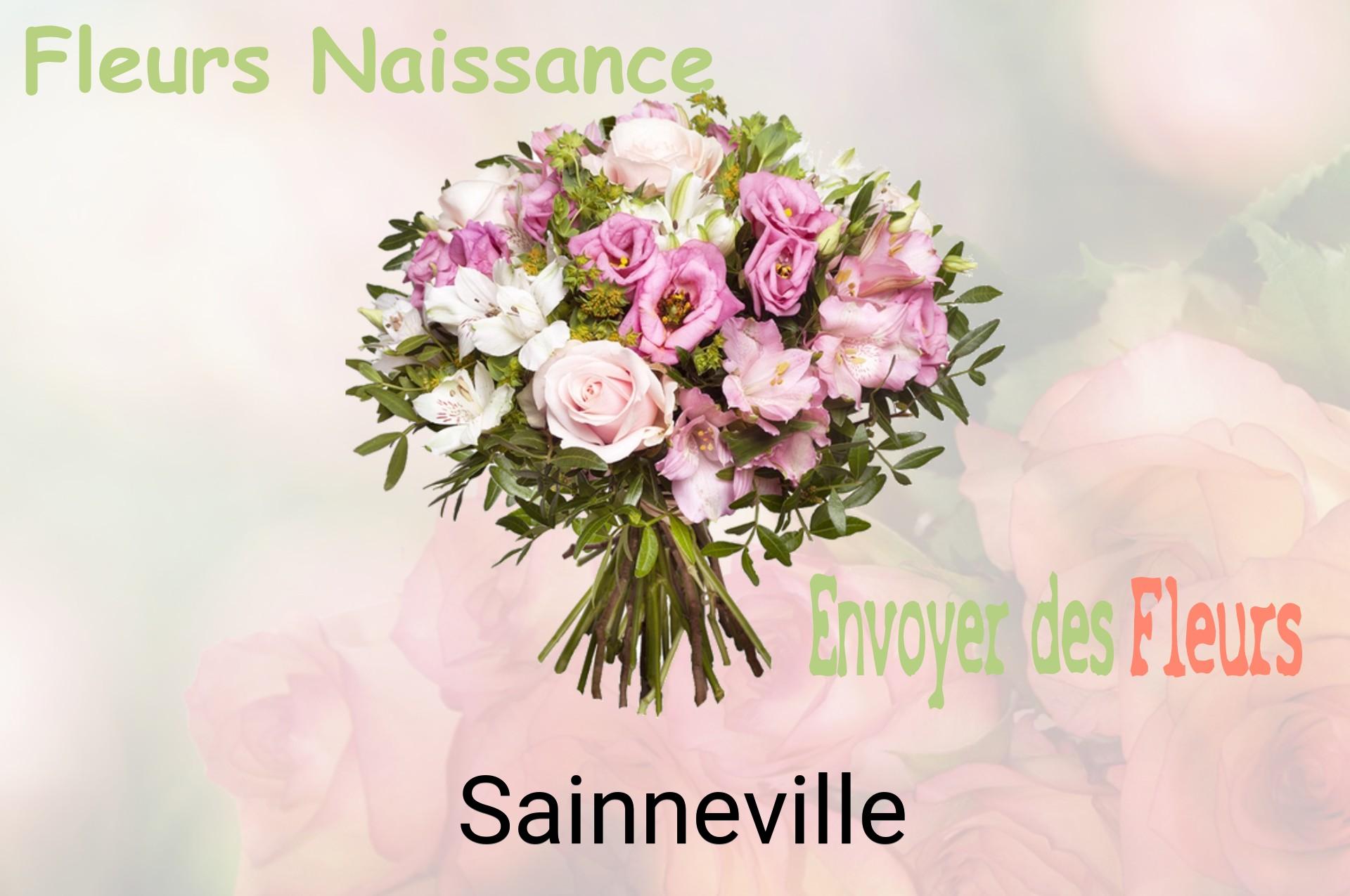 Bouquet de fleurs de naissance livré à Sainneville